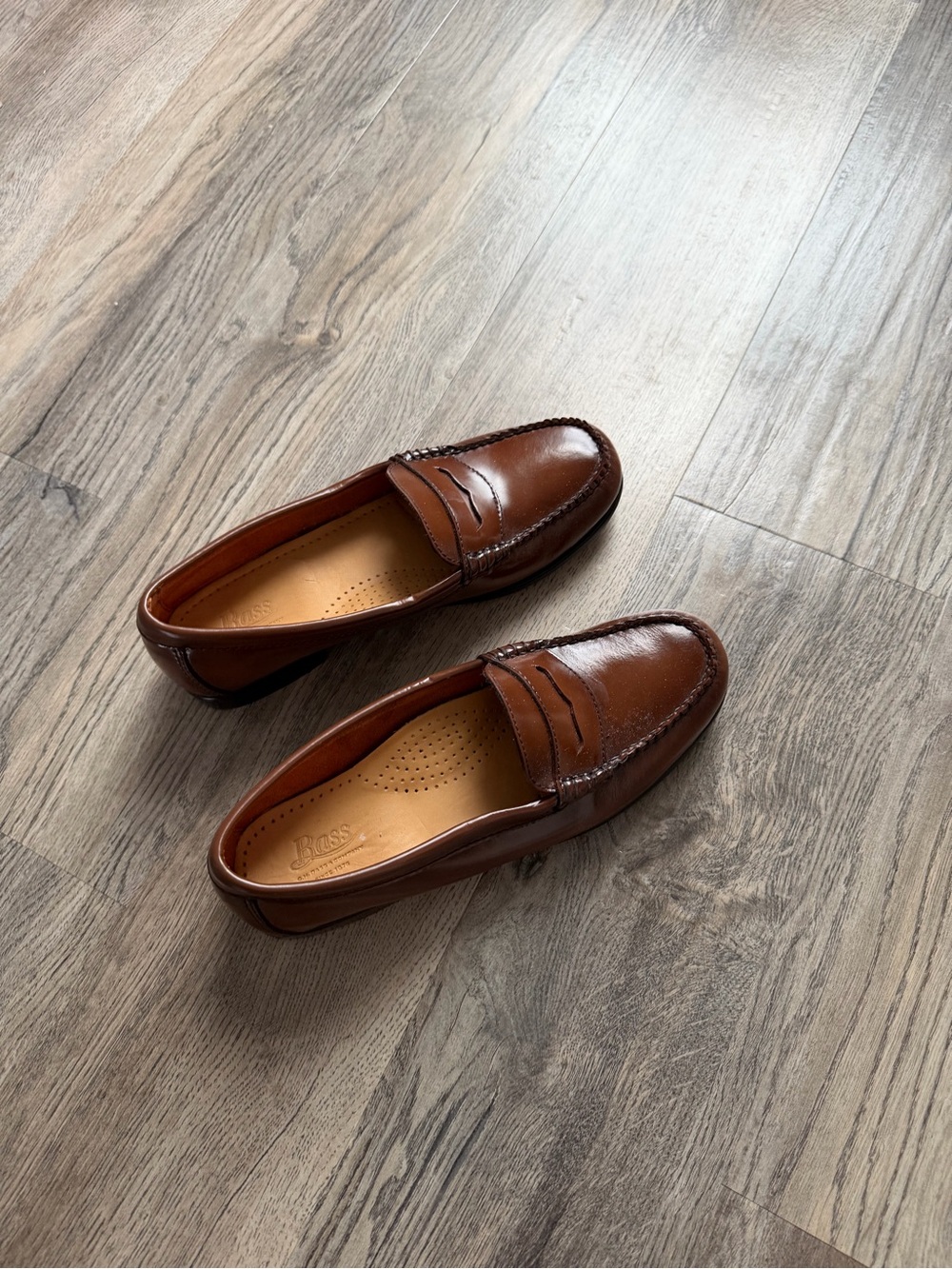 Bass Classic Men's Penny Loafers in Brown
